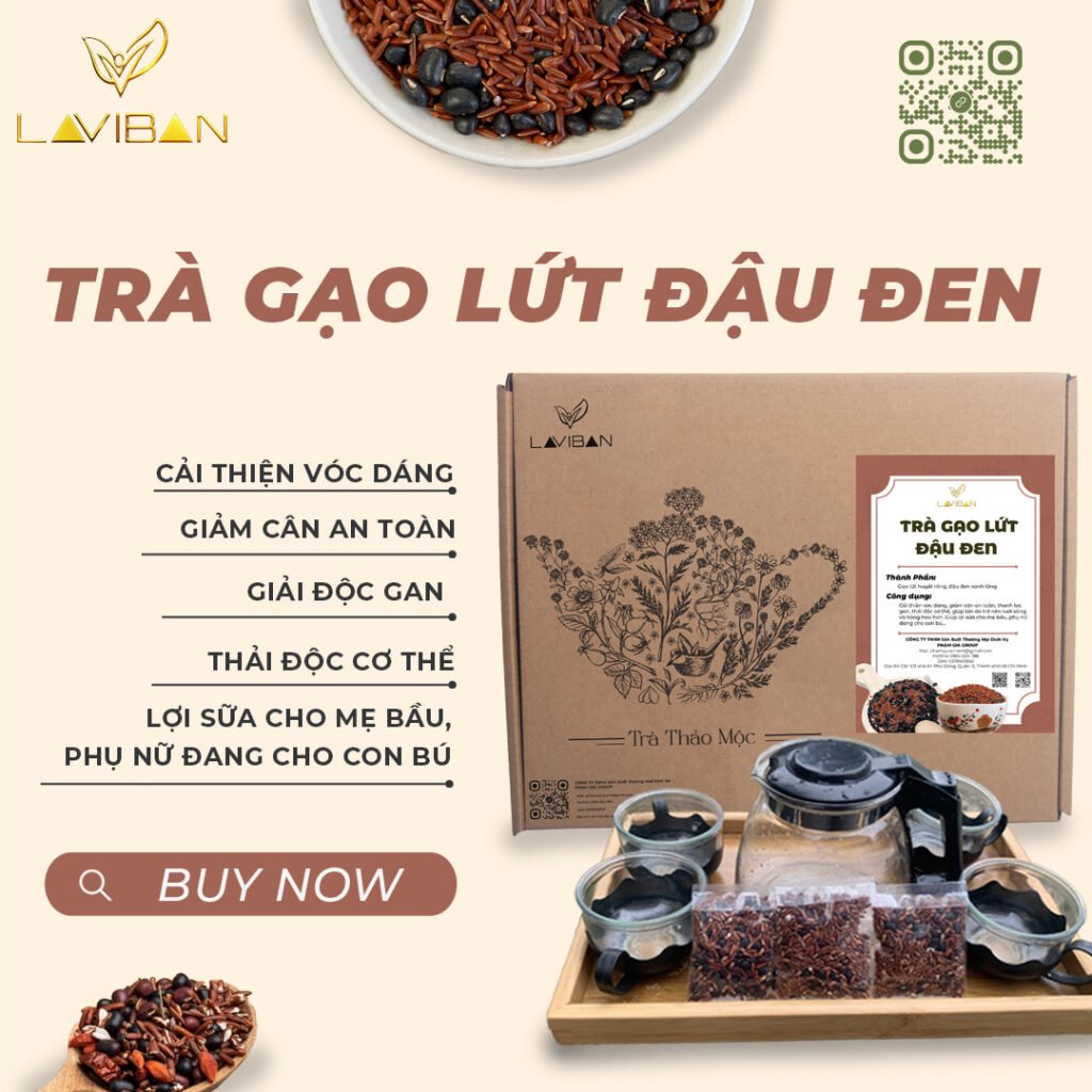 Trà Đậu Đen Gạo Lứt