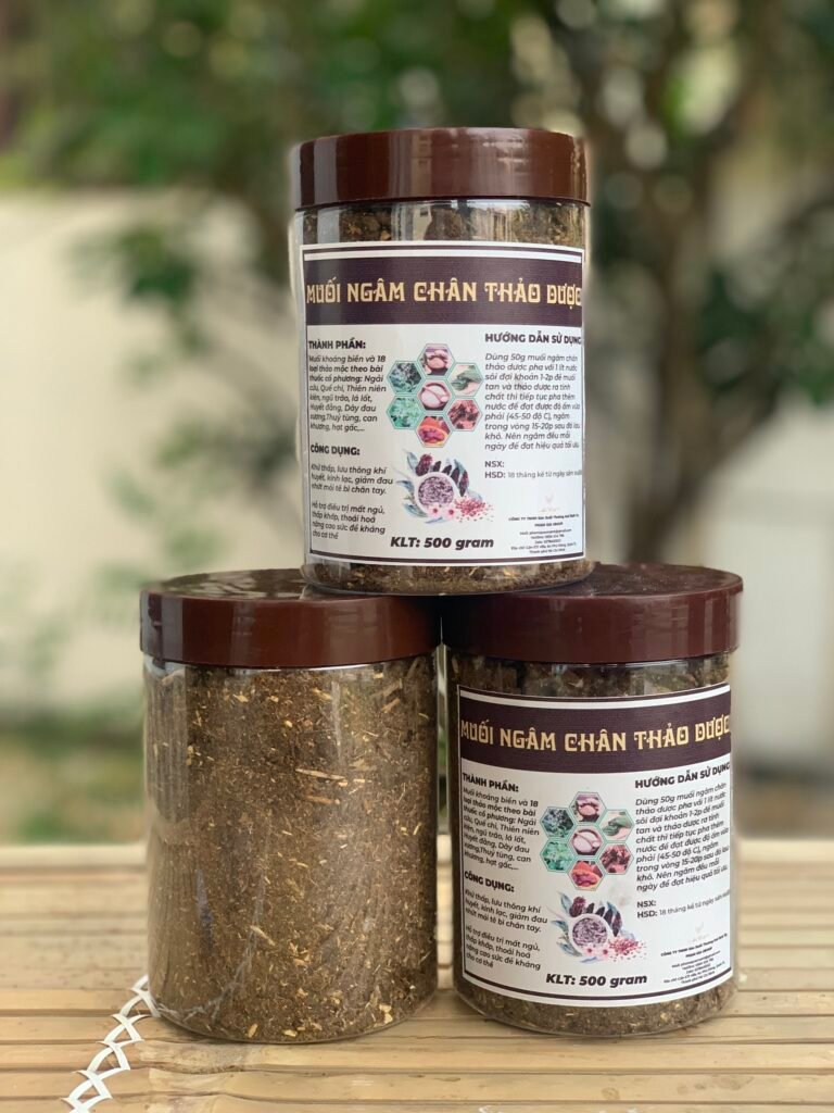 Muối ngâm chân