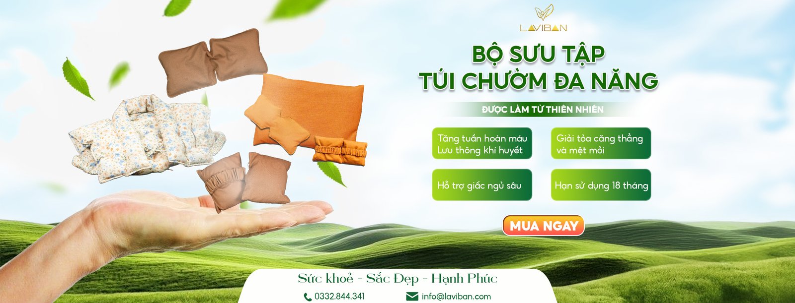 Bộ sưu tập túi chườm Laviban