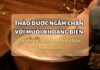 Thảo dược ngâm chân với muối khoáng biển